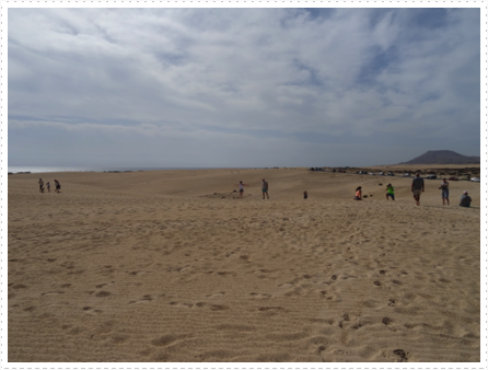 Visiting the sand dunes on Futureventura Visiting the sand dunes on Futureventura